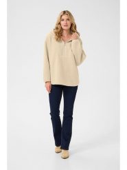 Cream Bluza polarowa "Bami" w kolorze beżowym rozmiar: L. Brązowe bluzy z kapturem damskie Cream, l, z polaru. Za 144.92 zł.