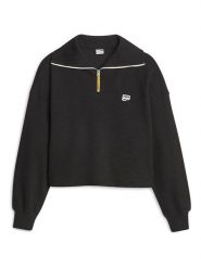 Puma Bluza "Downtown" w kolorze czarnym rozmiar: XS. Czarne bluzy bez kaptura damskie Puma, xs, z bawełny. Za 83.42 zł.