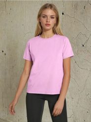 Koszulka z efektem sprania - różowy. Czerwone t-shirty damskie Sinsay, l, bez wzorów, bez kołnierzyka. W wyprzedaży za 19.99 zł.