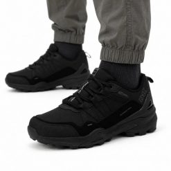 Buty męskie trekingowe DK VENOM VB17920 BLACK. Czarne buty trekkingowe męskie DK, z materiału, bez zapięcia, trekkingowe. Za 199.00 zł.