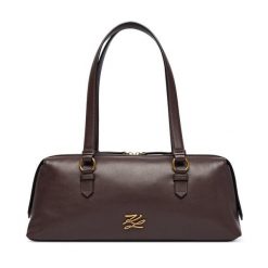 Torebka KARL LAGERFELD. Brązowe torebki klasyczne damskie Karl Lagerfeld, bez wzorów, bez dodatków. Za 1,499.00 zł.