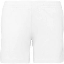Krótkie spodenki damskie Jersey Proact Sport. Czerwone szorty damskie PROACTION, bez wzorów, z bawełny, sportowe. Za 89.00 zł.