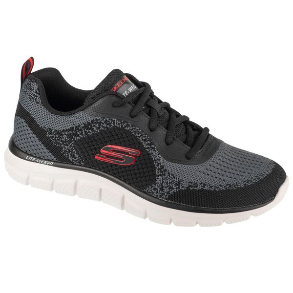 Buty sportowe Sneakersy męskie, Track - Leshur. Czarne buty sportowe na co dzień męskie Skechers, bez zapięcia. Za 249.99 zł.