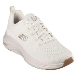Buty do chodzenia damskie Skechers 150024WBC. Brązowe buty sportowe na co dzień damskie Skechers, bez wzorów, z materiału, trekkingowe. Za 289.99 zł.