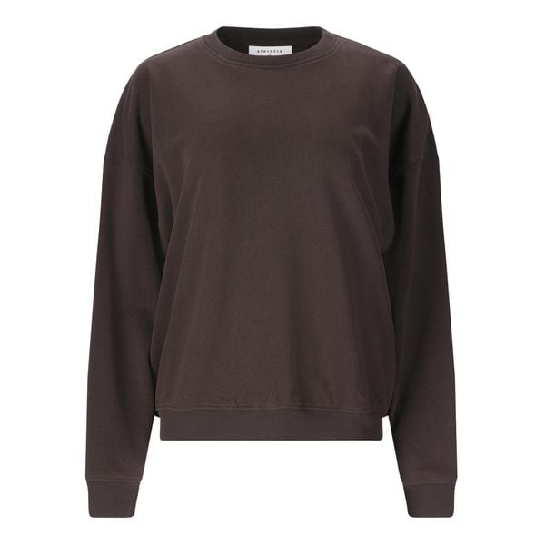 Bluza damska Athlecia Crecy. Brązowe bluzy bez kaptura damskie Athlecia, bez wzorów, bez ramiączek, bez kaptura. Za 194.50 zł.