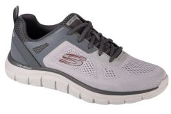 Buty do chodzenia męskie Skechers Track-broader. Białe buty sportowe na co dzień męskie Skechers, z materiału, bez zapięcia, trekkingowe. Za 299.99 zł.