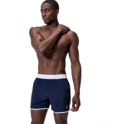 Spodenki szorty plażowe na basen męskie Speedo Logo Volley. Niebieskie kąpielówki męskie Speedo, m, bez wzorów, do pływania. Za 336.91 zł.