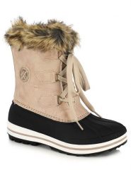 Kimberfeel Kozaki zimowe "Elisa" w kolorze jasnoróżowym rozmiar: 36. Różowe kozaki damskie Kimberfeel, z materiału, bez obcasa, na platformie. Za 252.99 zł.