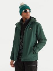 Quiksilver Kurtka przejściowa Overcast 3K EQYJK04202 Zielony Regular Fit. Zielone kurtki męskie Quiksilver, l, bez wzorów, z bawełny, bez kaptura. Za 649.99 zł.