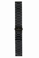 Pasek uniwersalny do smartwatchy Garett stalowy 22 mm V. Czarne paski męskie GARETT, bez wzorów, z materiału, sportowe. Za 59.00 zł.