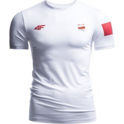 Koszulka funkcyjna męska Polska Pyeongchang 2018 TSMF900 - biały. Białe bielizna termoaktywna męska 4f, m, bez wzorów, z dzianiny. W wyprzedaży za 49.99 zł.