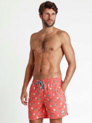 Admas Szorty kąpielowe w kolorze czerwonym rozmiar: XL. Czerwone szorty sportowe męskie admas, xl, z materiału, outdoorowe. Za 162.49 zł.