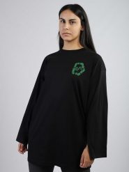 Diesel Clothes Bluza w kolorze czarnym rozmiar: XXS. Czarne bluzy bez kaptura damskie Diesel Clothes, xxs, z bawełny. Za 87.81 zł.
