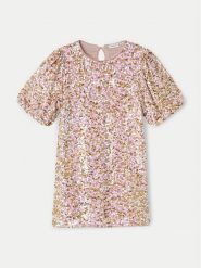 NAME IT Tunika 13237612 Różowy Regular Fit. Czerwone sukienki dziewczęce Name it, bez wzorów, z syntetyku, bez ramiączek. Za 149.99 zł.