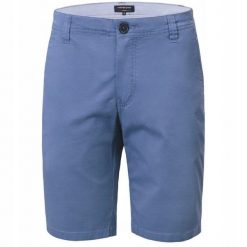 Męskie Szorty, Krótkie Spodenki - Pako Jeans - Niebieskie. Niebieskie szorty męskie Pako Jeans, z bawełny, bez kołnierzyka. Za 149.00 zł.