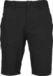 Męskie spodenki Loap Uzek Black czarne. Czarne szorty męskie ÀLG, bez wzorów, z elastanu, klasyczne. Za 193.99 zł.