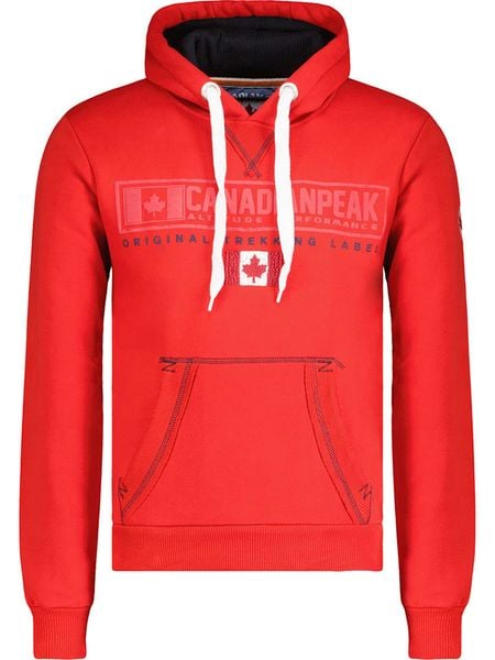 Canadian Peak Bluza "Gasikeak" w kolorze czerwonym rozmiar: S. Czerwone bluzy z kapturem męskie Canadian Peak, s, z bawełny. Za 104.64 zł.