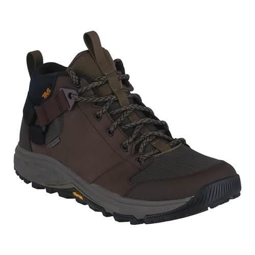 Buty TEVA M GRANDVIEW GTX Brązowy. Brązowe buty trekkingowe męskie Teva, ze skóry, bez zapięcia, trekkingowe. Za 599.99 zł.