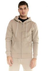 Leone Męska bluza z kapturem i zamkiem błyskawicznym Urban. Brązowe bluzy sportowe męskie LEONE 1947 APPAREL, m. Za 168.36 zł.