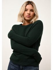 Just Cashmere Kaszmirowy sweter "Jane" w kolorze ciemnozielonym rozmiar: L. Zielone swetry klasyczne damskie Just Cashmere, l, z kaszmiru, bez kołnierzyka. Za 232.23 zł.