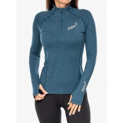 Bluza biegowa damska Inov-8 Train Elite Mid LSZ. Niebieskie bluzy bez kaptura damskie Inov-8, l. Za 140.99 zł.