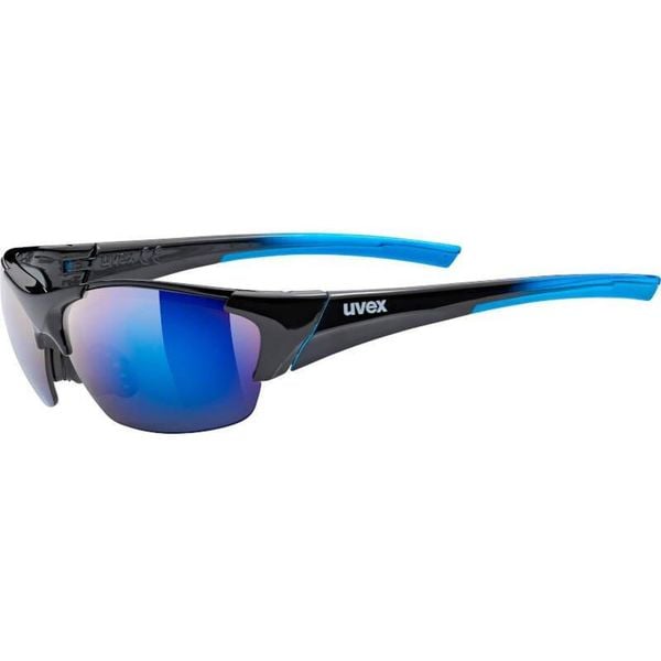Okulary Uvex Blaze III Black Blue 2416 2021. Czarne okulary przeciwsłoneczne męskie Uvex. Za 202.52 zł.