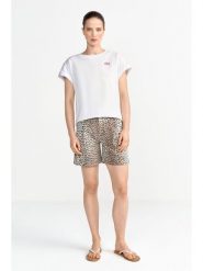 Rich & Royal Koszulka w kolorze białym rozmiar: XL. Białe bluzki damskie Rich & Royal, xl, bez wzorów, z bawełny, bez kołnierzyka, bez ramiączek. Za 87.45 zł.