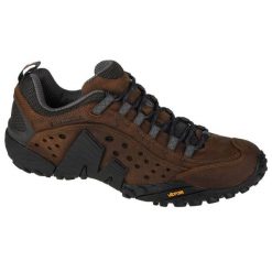 Buty trekkingowe Merrell Intercept J598633 brązowe. Brązowe buty trekkingowe męskie bez zapięcia. Za 826.66 zł.