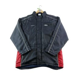 Second life - Parka męska Umbro Vintage Y2K - Stan bardzo dobry. Niebieskie parki męskie Umbro, m, bez wzorów, z materiału. Za 149.06 zł.