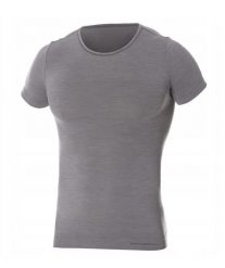 Koszulka męska z krótkim rękawem Brubeck Comfort Wool ciemnoszary XL LS1103M. Szare bielizna termoaktywna męska Brubeck, m, bez wzorów, z elastanu. Za 224.00 zł.