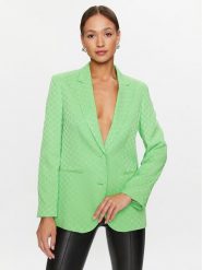 KARL LAGERFELD Marynarka 231W1404 Zielony Regular Fit. Zielone marynarki i żakiety damskie Karl Lagerfeld, bez wzorów, z syntetyku. Za 1,259.00 zł.