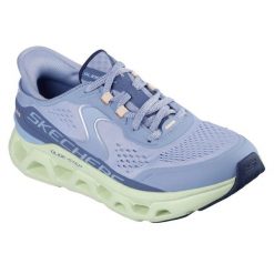 Buty Skechers Slip-ins Glide-Step - Altus 150510-BLMT niebieskie. Niebieskie buty sportowe na co dzień damskie bez wzorów, z meshu, trekkingowe. Za 681.40 zł.