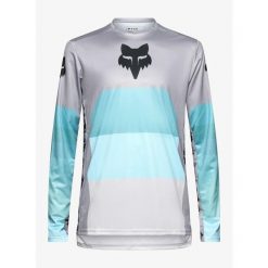 Bluza rowerowa męska Fox Ranger LS Jersey Grid. Szare bluzy bez kaptura męskie FOX, bez wzorów, z jersey, sportowe, bez kołnierzyka, bez ramiączek. Za 219.99 zł.