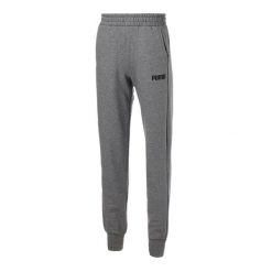Puma Spodnie Ess Fl 84723302. Szare spodnie materiałowe męskie Puma, bez wzorów, sportowe. Za 134.99 zł.