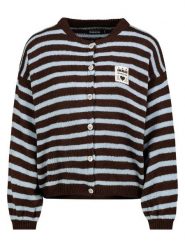 Sublevel Kardigan w kolorze brązowo-błękitnym rozmiar: S/M. Brązowe kardigany damskie Sublevel, m, bez wzorów. Za 160.96 zł.