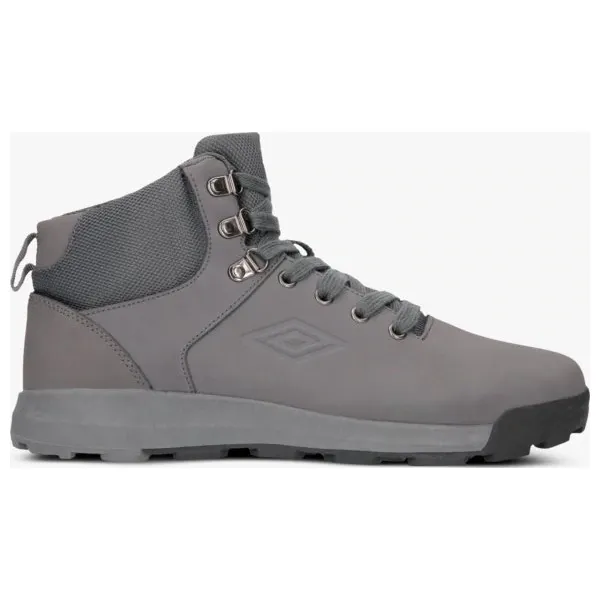 Umbro Lonzo buty męskie, szary, rozmiar 42. Szare buty trekkingowe męskie Umbro, z gumy, przed kolano, bez zapięcia, outdoorowe. W wyprzedaży za 237.99 zł.