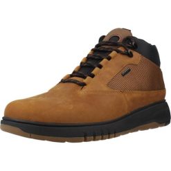 Buty GEOX U AERANTIS 4X4 B ABX Brązowy. Brązowe buty trekkingowe męskie Geox, ze skóry, bez zapięcia, trekkingowe. Za 667.95 zł.