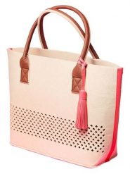 LEONARDO Shopper bag w kolorze kremowo-różowym - 49 x 34 x 17 cm rozmiar: onesize. Brązowe shopper bag damskie Leonardo, bez wzorów, z materiału, bez dodatków. Za 179.64 zł.