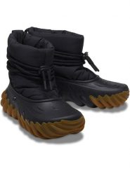 Crocs Botki zimowe "Echo" w kolorze czarnym rozmiar: 45/46. Czarne buty zimowe męskie Crocs, na zimę, bez zapięcia. Za 281.10 zł.