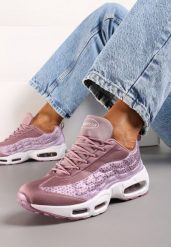 Różowe Buty Sportowe Raiphine. Czerwone buty sportowe na co dzień damskie Born2be, bez wzorów, trekkingowe. Za 119.99 zł.