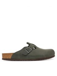 Birkenstock Klapki Boston 1032724 Zielony ciemny. Zielone klapki i japonki męskie Birkenstock, ze skóry. Za 694.99 zł.