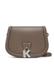 KARL LAGERFELD Torebka A1W30408 Szary. Szare listonoszki damskie Karl Lagerfeld, bez wzorów, ze skóry, bez dodatków. Za 839.99 zł.