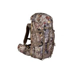 Plecak myśliwski 45 - 90 l BIG GAME CAMO. Brązowe plecaki męskie SOLOGNAC, bez wzorów, z materiału. Za 499.99 zł.