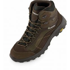 Buty męskie trekkingowe wodoodporne Garsport AVERAU MID WP. Brązowe buty trekkingowe męskie GARSPORT, bez zapięcia. W wyprzedaży za 299.00 zł.