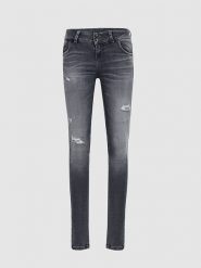 LTB Dżinsy "Molly M" - Slim fit - w kolorze antracytowym rozmiar: W30/L30. Czarne jeansy damskie LTB. Za 96.60 zł.