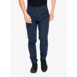 Spodnie rowerowe męskie Fjallraven Hoja Hybrid Trousers. Niebieskie spodnie materiałowe męskie Fjällräven, bez wzorów. Za 707.99 zł.