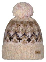 Barts Czapka "Renaa" w kolorze beżowym rozmiar: onesize. Brązowe czapki zimowe damskie Barts, ze splotem. Za 135.17 zł.