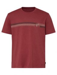 Koszulka rowerowa M Cyclist T-Shirt V. Czerwone t-shirty męskie Vaude, l, bez wzorów, z bawełny, bez kołnierzyka. Za 189.00 zł.