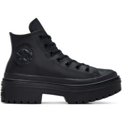 Tenisówki Converse Model Chuck Taylor All Star Lugged Heel Hi Kolor Czarny. Czarne trampki i tenisówki damskie Converse, bez wzorów, ze skóry. Za 590.00 zł.