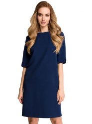 Stylove Sukienka w kolorze granatowym rozmiar: S. Niebieskie sukienki damskie Stylove, s, bez wzorów, bez kołnierzyka, bez ramiączek, mini. Za 113.90 zł.